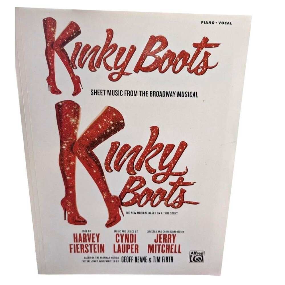 Kinky Boots Sheet Music Broadway Music Piano Vocal Guitar Songbook Cyndi Lauper